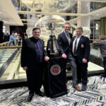 Our Branch Champs, Don Hitsman, Josh Muir and President Dan Thomas, oh yeah with THE GREY CUP.